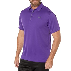under armour men39s polyester solid tech polo  t-shirt  1290140-001