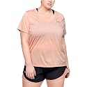 Under Armour Plus Size Tech Solid Short Sleeve V-Neck