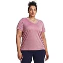 Under Armour Plus Size Tech Solid Short Sleeve V-Neck