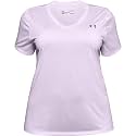 Under Armour Plus Size Tech Solid Short Sleeve V-Neck