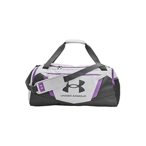 under armour undeniable 50 duffle 014 halo gray  provence purple  castlerock medium 58l undeniable 50 duffle