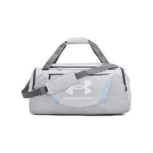 under armour unisex 50 small duffle bag 015 halo gray  mod gray  white medium 58l undeniable 50 duffle