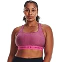 Under Armour Women's Crossback Mid Impact Sports Bra
