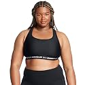 Under Armour Women's Crossback Mid Impact Sports Bra