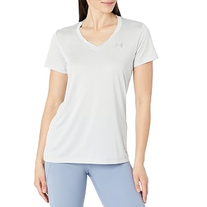 Under Armour Womens Tech V-Neck Twist Short-Sleeve