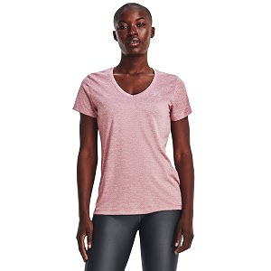 Under Armour Womens Tech V-Neck Twist Short-Sleeve