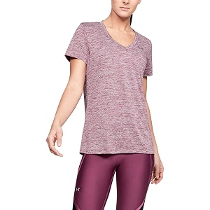 Under Armour Womens Tech V-Neck Twist Short-Sleeve