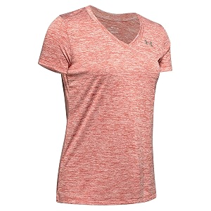 Under Armour Womens Tech V-Neck Twist Short-Sleeve
