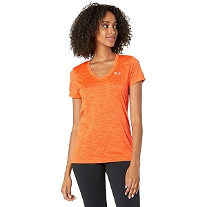Under Armour Womens Tech V-Neck Twist Short-Sleeve