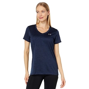 Under Armour Womens Tech V-Neck Twist Short-Sleeve