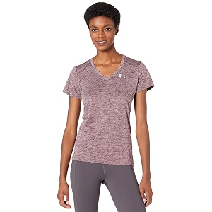 Under Armour Womens Tech V-Neck Twist Short-Sleeve