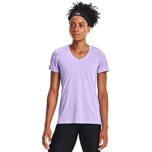 Under Armour Womens Tech V-Neck Twist Short-Sleeve