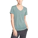 Under Armour Womens Tech V-Neck Twist Short-Sleeve T-Shirt