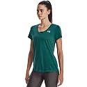 Under Armour Womens Tech V-Neck Twist Short-Sleeve T-Shirt