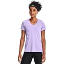 Under Armour Womens Tech V-Neck Twist Short-Sleeve