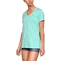 Under Armour Womens Tech V-Neck Twist Short-Sleeve