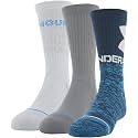 Under Armour Youth Phenom Crew Socks, 3-Pairs