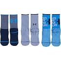 Under Armour Youth Phenom Crew Socks, 3-Pairs