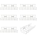 Under Desk Cable Management- 6 Pack Cord Organizer. Metal Wire Cable Management Tray for Office, Studio and Home. Super Sturdy Under Table Cable Managements - White Cable Organizer