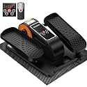 Under Desk Elliptical Machine, Electric Elliptical Leg Exerciser for Senior, Quiet and Compact Electric Seated Pedal Exerciser for Home with Monitor, Remote Control and 12 Adjustable Speeds