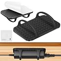 Under Desk Laptop Charger Holder Silicone Power Brick Mount with Adhesive