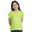 Under Fourteen Only Girls Cotton Tops Collection – Round Neck, Crop Top, Full &amp; Half Sleeve, Drop Shoulder, Ruffle Sleeve, Graphic Printed, Embroidered &amp; Slub Knit Styles