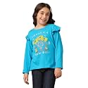 Under Fourteen Only Girls Cotton Tops Collection – Round Neck, Crop Top, Full &amp; Half Sleeve, Drop Shoulder, Ruffle Sleeve, Graphic Printed, Embroidered &amp; Slub Knit Styles