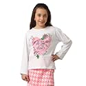 Under Fourteen Only Girls Cotton Tops Collection – Round Neck, Crop Top, Full &amp; Half Sleeve, Drop Shoulder, Ruffle Sleeve, Graphic Printed, Embroidered &amp; Slub Knit Styles