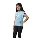 Under Fourteen Only - Girl's T-Shirt | Girls Cotton Round Neck Graphic Drop Shoulder T Shirt | Sleeveless, Fabric - Knits | 12-13 Years (Blue)