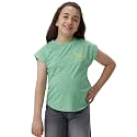 Under Fourteen Only Girls Sportswear T Shirt | Half Sleeve | Dry Fit Fabric | Regular Fit | Soft Breathable Activewear for Kids | Comfortable Athletic Tee All Seasons