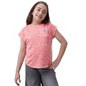 Under Fourteen Only Girls Sportswear T Shirt | Half Sleeve | Dry Fit Fabric | Regular Fit | Soft Breathable Activewear for Kids | Comfortable Athletic Tee All Seasons