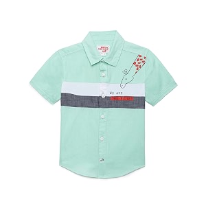 Under Fourteen Only Solid Regular Fit Shirts