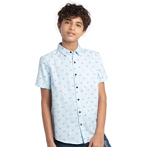 Under Fourteen Only Solid Regular Fit Shirts