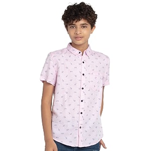 Under Fourteen Only Solid Regular Fit Shirts