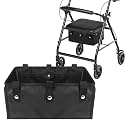 Under Seat Rollator Bags, Four Wheel Drive Walker Basket, Reusable Walker Bags for Rolling Walker, Rollator Basket Accessory for Women Men Seniors