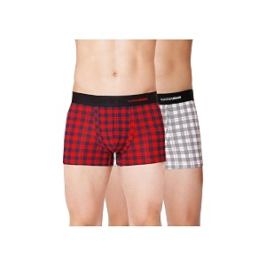 Underjeans Mens Cotton Blend Trunks Pack of