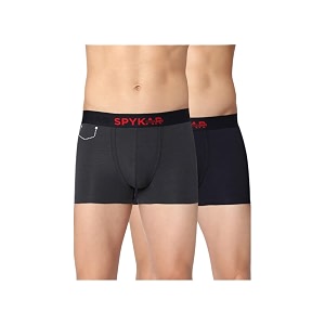 Underjeans Mens Cotton Blend Trunks Pack of