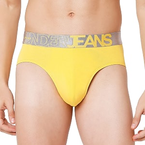 Underjeans Men Cotton Blend Brief