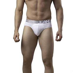 Underjeans Men Cotton Blend Brief