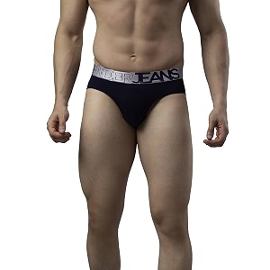Underjeans Men Cotton Blend Brief