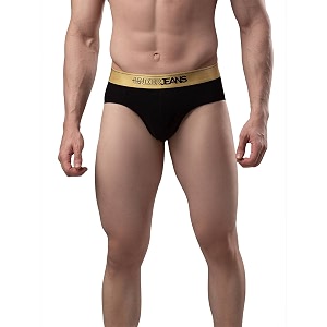 Underjeans Men Cotton Blend Brief