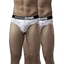 Underjeans Men Cotton Blend Brief - Pack