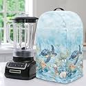 Undersea Turtle Coral Blender Dust Cover Kitchen Small Appliance Decor Anti Fingerprint Oil-proof Dust Protection Stand Mixer Food Processor Juicer Cover 9.4 x 7.2 x 15.9 inch