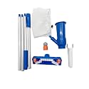 Underwater Cleaner Swimming Pool Vacuum Cleaning Kit Clean Pool Bottoms Net Pool Filter Cleaning Skimmer Pool Tool(Plug Kit)