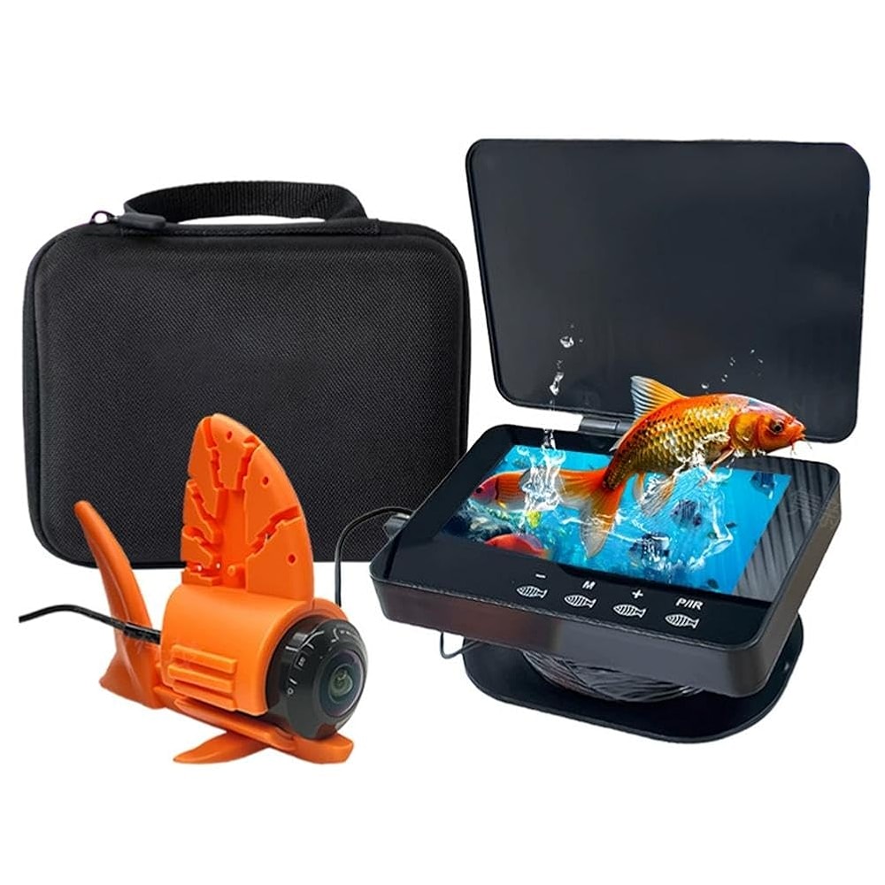 Underwater Fishing Camera 4.3 Inch, 2026 New Monitor Fish Finder, Wide ...