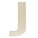 Unfinished Wooden Letters 12 Inch, Large Wood Letters J for Wall Decor
