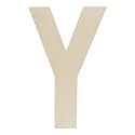 Unfinished Wooden Letters 12 Inch, Large Wood Letters Y for Wall Decor