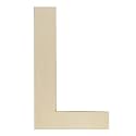 Unfinished Wooden Letters 12 Inch, Large Wood Letters L for Wall Decor