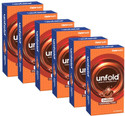 Unfold Chocolate Dotted Condom