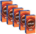 Unfold Chocolate Dotted Condom